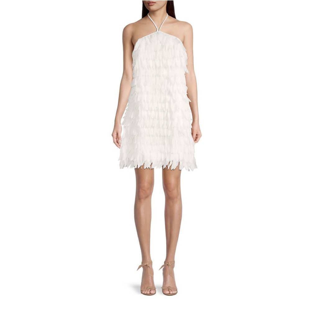 Aidan by Aidan Mattox Trapeze Fringe Dress size 4